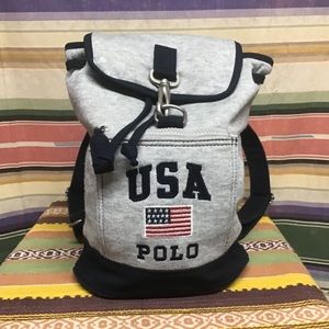 EUC Vintage POLO mini backpack